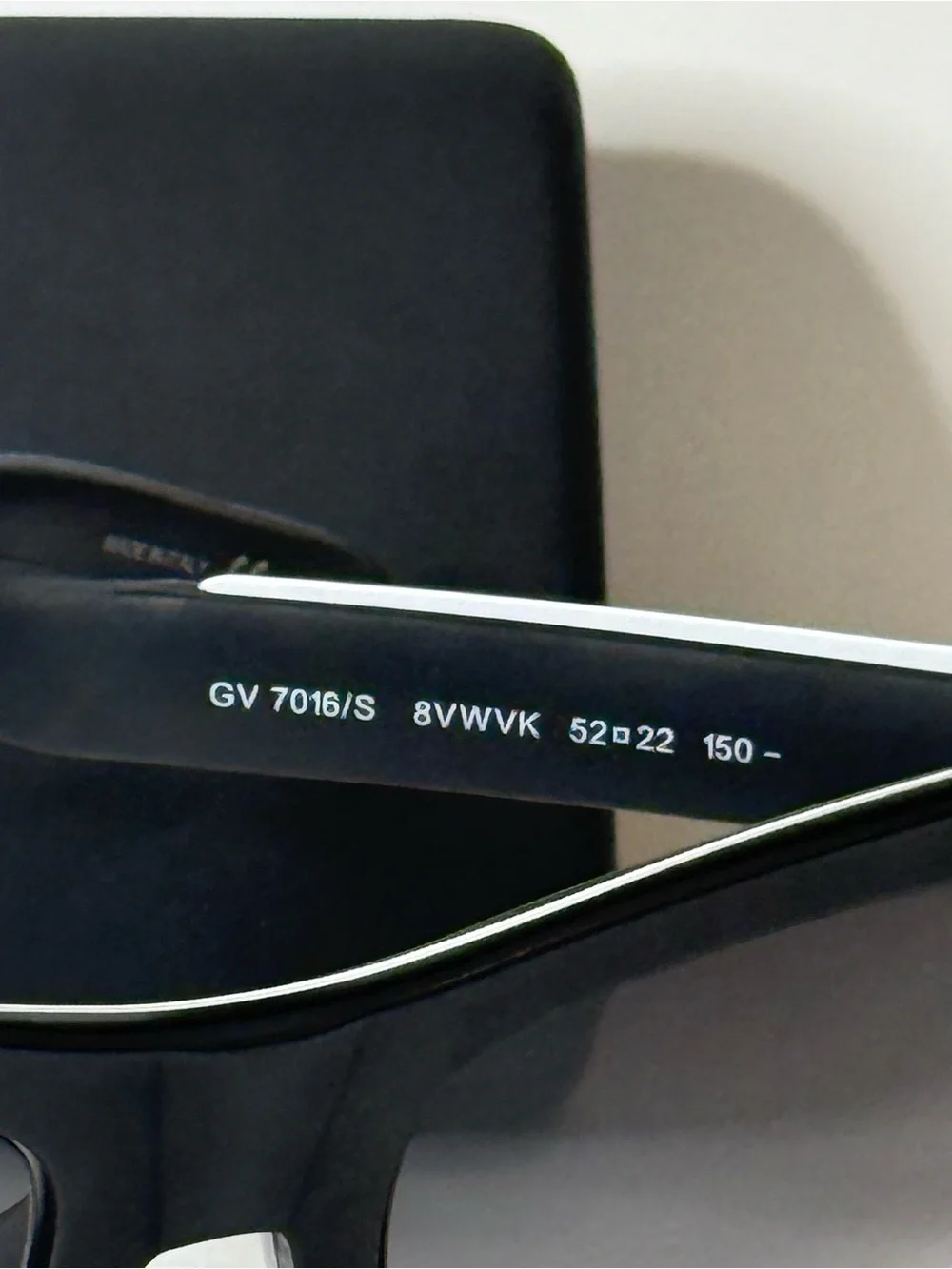 Givenchy Paris 7016/S Oversized Black Square Sunglasses with Dark Lenses